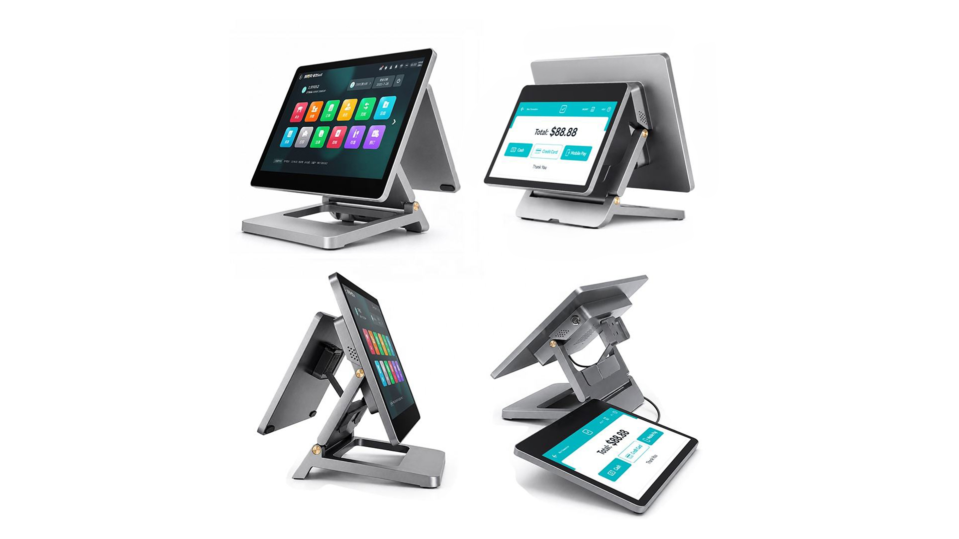 Dual Touch Screen  All in One Pos System